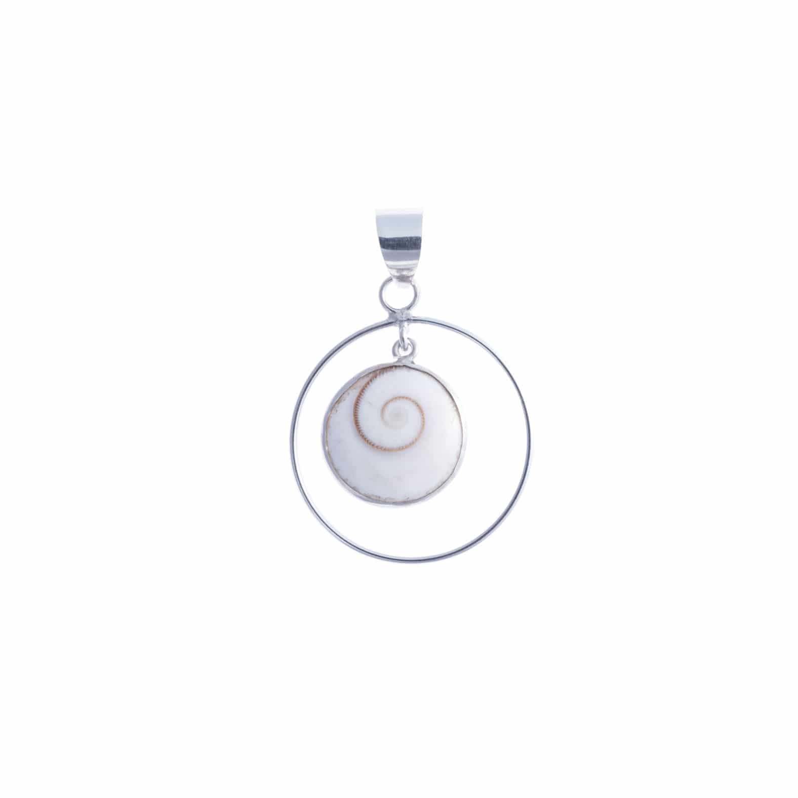 white shell pendant